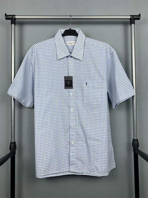 ysl shirts for cheap|YSL men's short sleeve shirt.